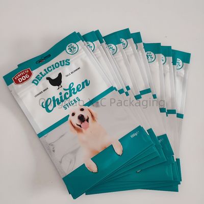 Paketleme için çok renkli basılı fermuarlı plastik torbalar