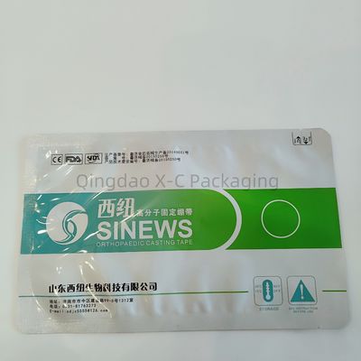 satın al Özel baskı Üç taraflı mühürlü çanta yeniden kilitlenebilir poşet Alüminyum folyo tıbbi için Mylar online manufacture
