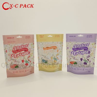 satın al Geri dönüştürülebilir plastik evcil hayvan yiyecek ambalajı alüminize doypack ayağa kalkan torba yeniden mühürlenmiş online manufacture