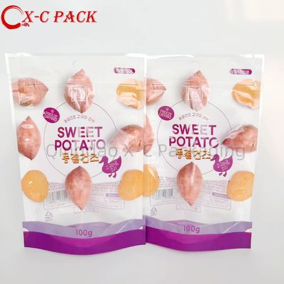 satın al Özel 500PCS 1000PCS Düşük MOQ Fermuar Kilitli Gıda Paketleme Özel Dijital Baskı Kalkın Cüzdan Paketleme online manufacture