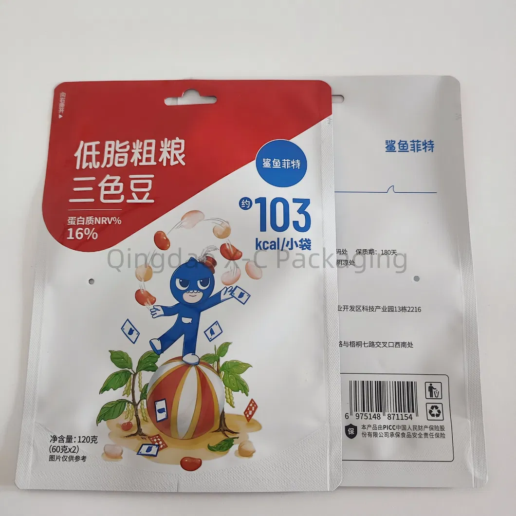 Geri dönüştürülebilir Özel Plastik Açık Fermuar Kalkıntısı Barrier Pocket For Stand Up Zipper Bag Food Packaging 2