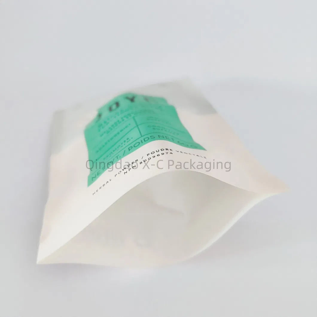 Geri dönüştürülebilir Özel Plastik Açık Fermuar Kalkıntısı Barrier Pocket For Stand Up Zipper Bag Food Packaging 4
