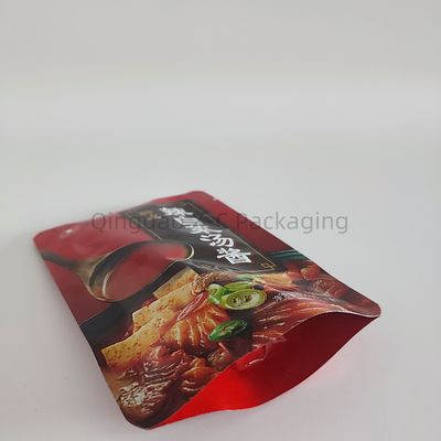 Laminasyonlu plastik yeniden kilitlenebilir ayağa kalkan çanta Şekerli fındık atıştırmalığı için özel kalınlık