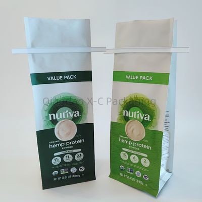 OEM 8 Side Seal Pocket Side Gusset Zipper Square Bottom Gusset ile yeniden kapanır