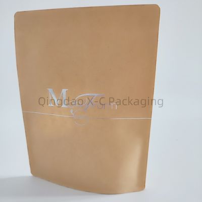Tekrar kullanılabilir kolay doldurma Kraft Kağıt Alışveriş Çantası, Özel Kahverengi Kağıt Taşıyıcı Çantaları
