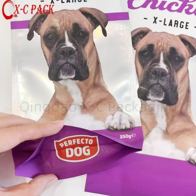 250g Özel Baskılı Evcil Evcil Evcillik Yiyecek Paketleme Çantası Fabrika Alışveriş Ürünleri Toptan Satış Fiyatı Dönüştürülebilir Sekiz Taraflı Dükkanlı Köpek Yiyecek Paketleme Çantası