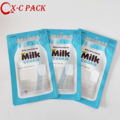 Fermuarlı Dijital Baskılı Köpek Ödül Maması Ambalajı, Özel Olarak Yeniden Kullanılabilir, Üç Tarafı Kapalı, Neme Dayanıklı Alüminyum Folyo Evcil Hayvan Maması Paketleme Çantası